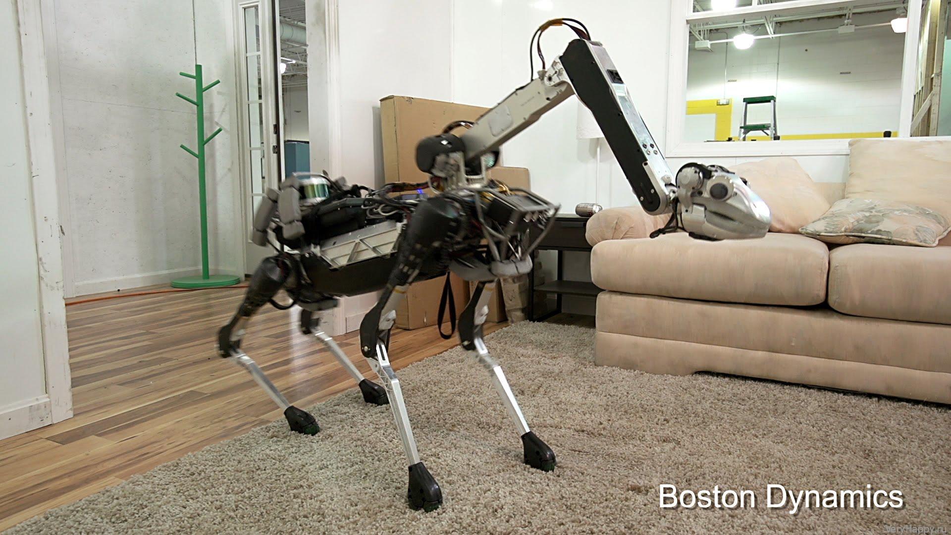 Робот-собака SpotMini от Boston Dynamics