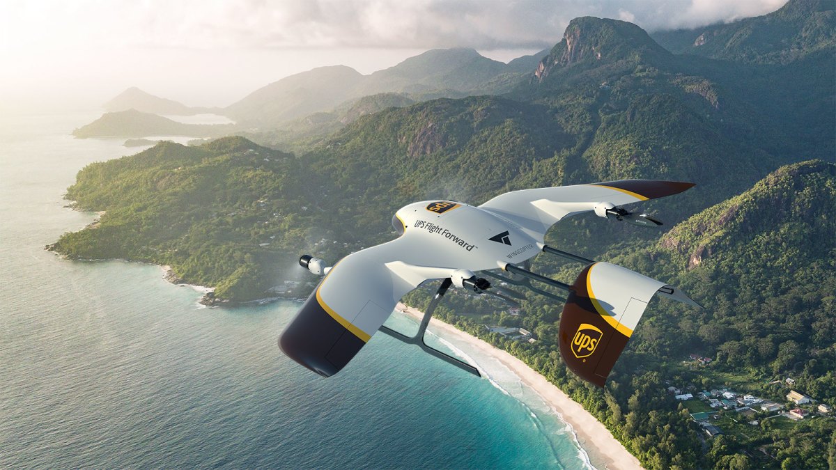 UPS сотрудничает с Wingcopter для создания беспилотных летательных аппаратов следующего поколения