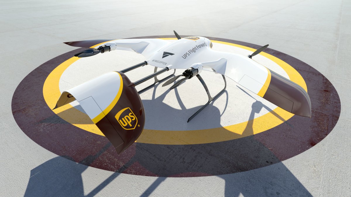 UPS сотрудничает с Wingcopter для создания беспилотных летательных аппаратов следующего поколения