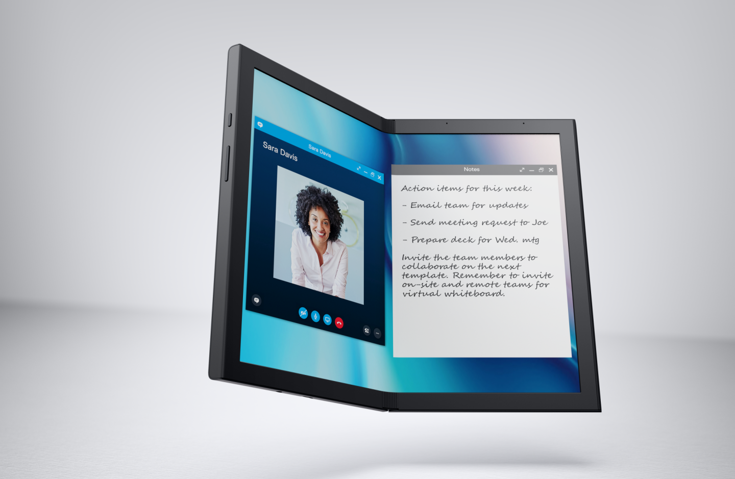 Lenovo представили первый в мире складной ПК ThinkPad X1 Fold на выставке CES