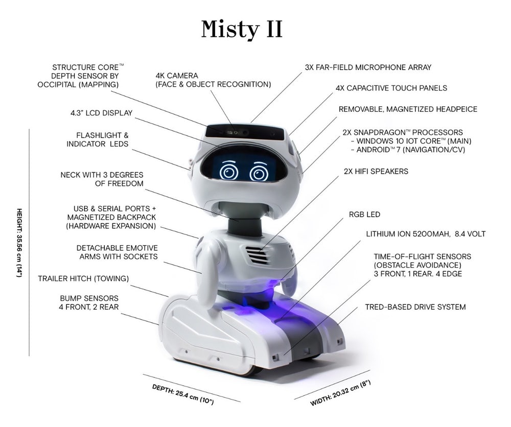 Персональный робот от Misty Robotics