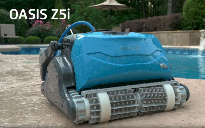 Обзор роботизированного очистителя бассейна Dolphin Oasis Z5i от Maytronics
