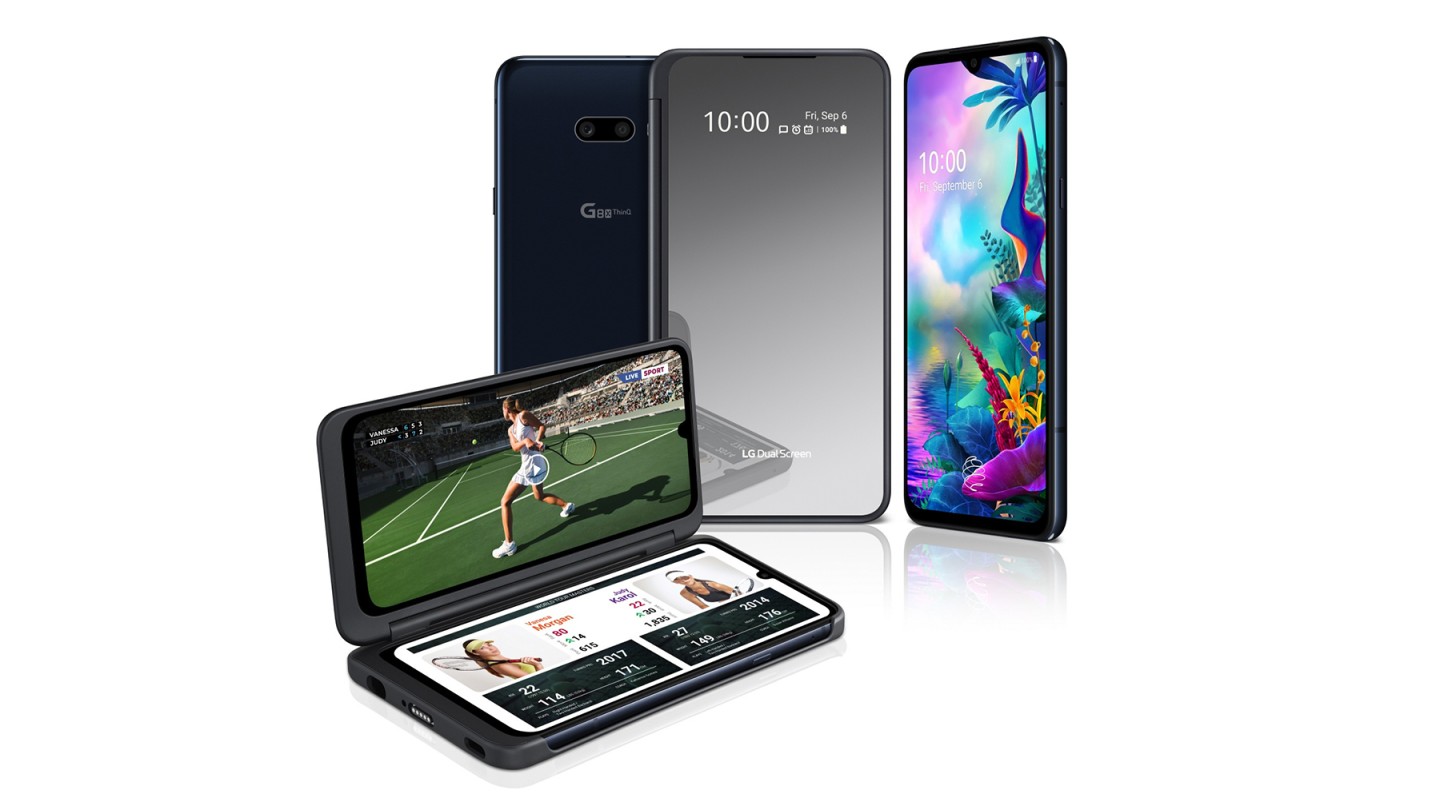 LG G8X ThinQ с двойным экраном представляет собой альтернативу раскладному телефону