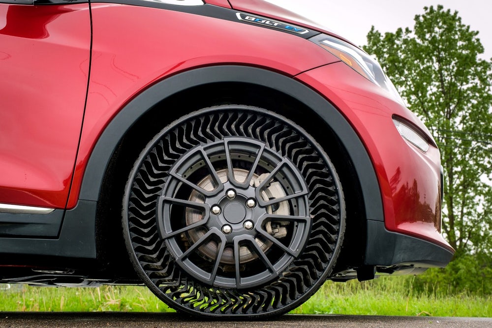 Michelin и GM представляют безвоздушные шины