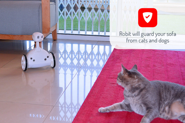 Robit Home Robot использует приложения для помощи во всему дому
