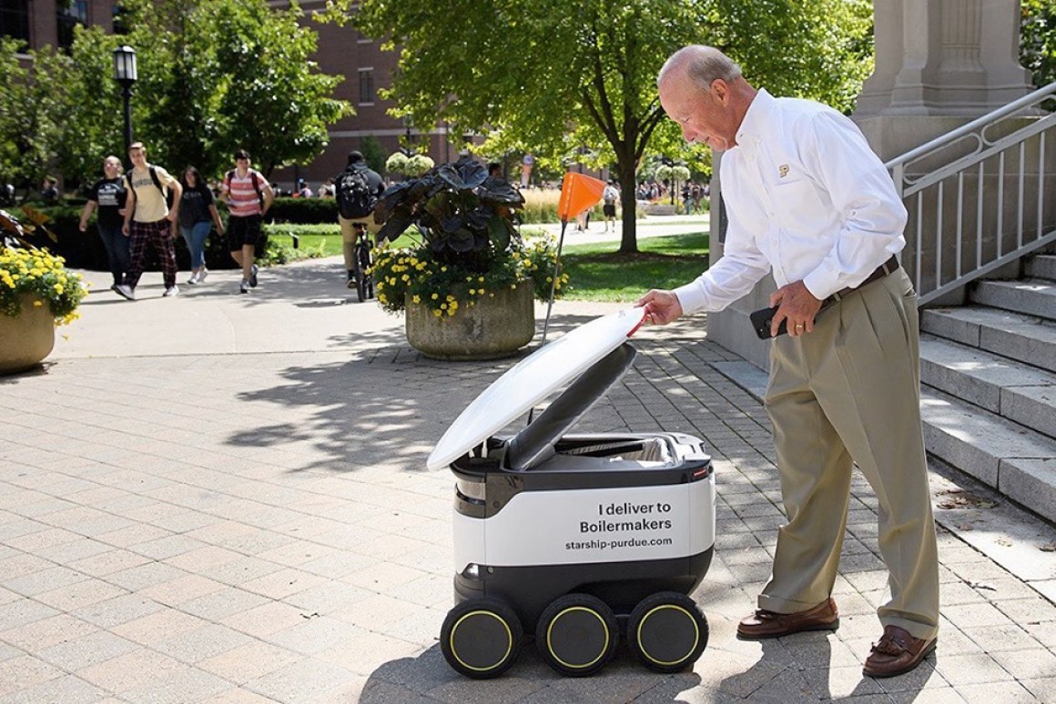 Роботы по доставке еды Starship Technologies уже активно применяются в некоторых городах