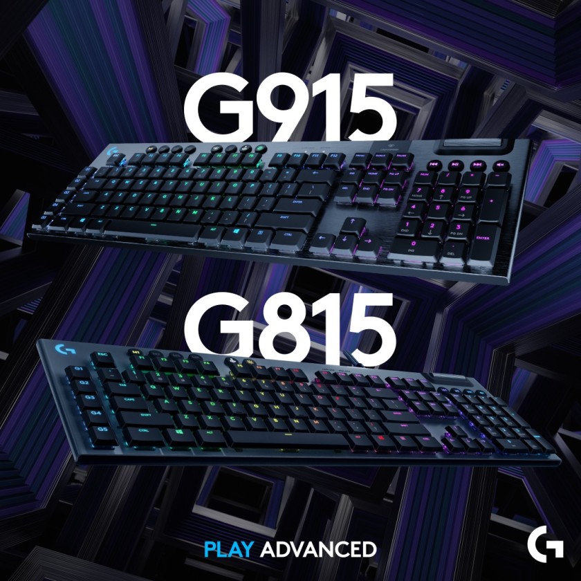 Новейшие клавиатуры Logitech G915 и G815 Light Sync становятся легче и лучше