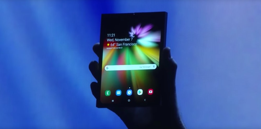 Складной телефон от Samsung
