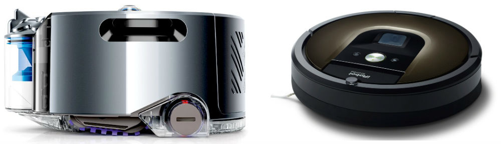 Сравнение роботов-пылесосов Dyson 360 Eye и iRobot Roomba 980