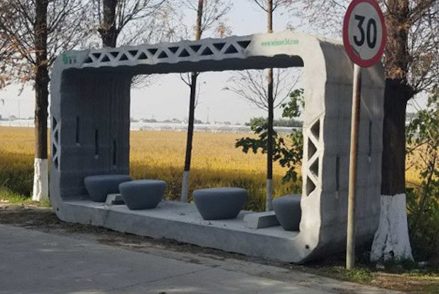 3D-автобусная остановка